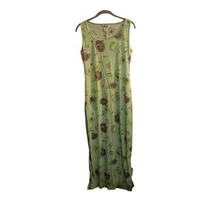 Masqus woman’s vintage Maxi dress cottage core style/ 80s dress s/med